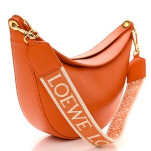 Loewe Vibrant Orang bag with Gold Accents